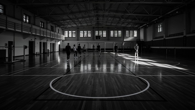 Free Gymnasium Training Shadows Image - Gymnasium, Basketball, Athletes ...