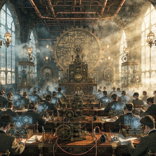 Free Steampunk Learning Hall Image - Steampunk, Victorian, Classroom ...