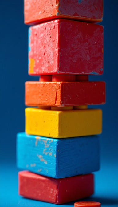 Free Colorful block tower Image - Colorful, Blocks, Tower | Download at ...