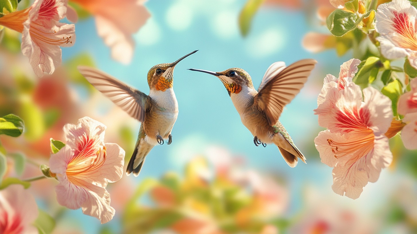 Hummingbird Atf Free Hummingbirds Mid-flight Image - Hummingbirds, Flowers, Nature ...