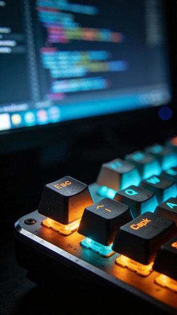 Free Backlit Keyboard Detail Image - Keyboard, Technology, Programming ...