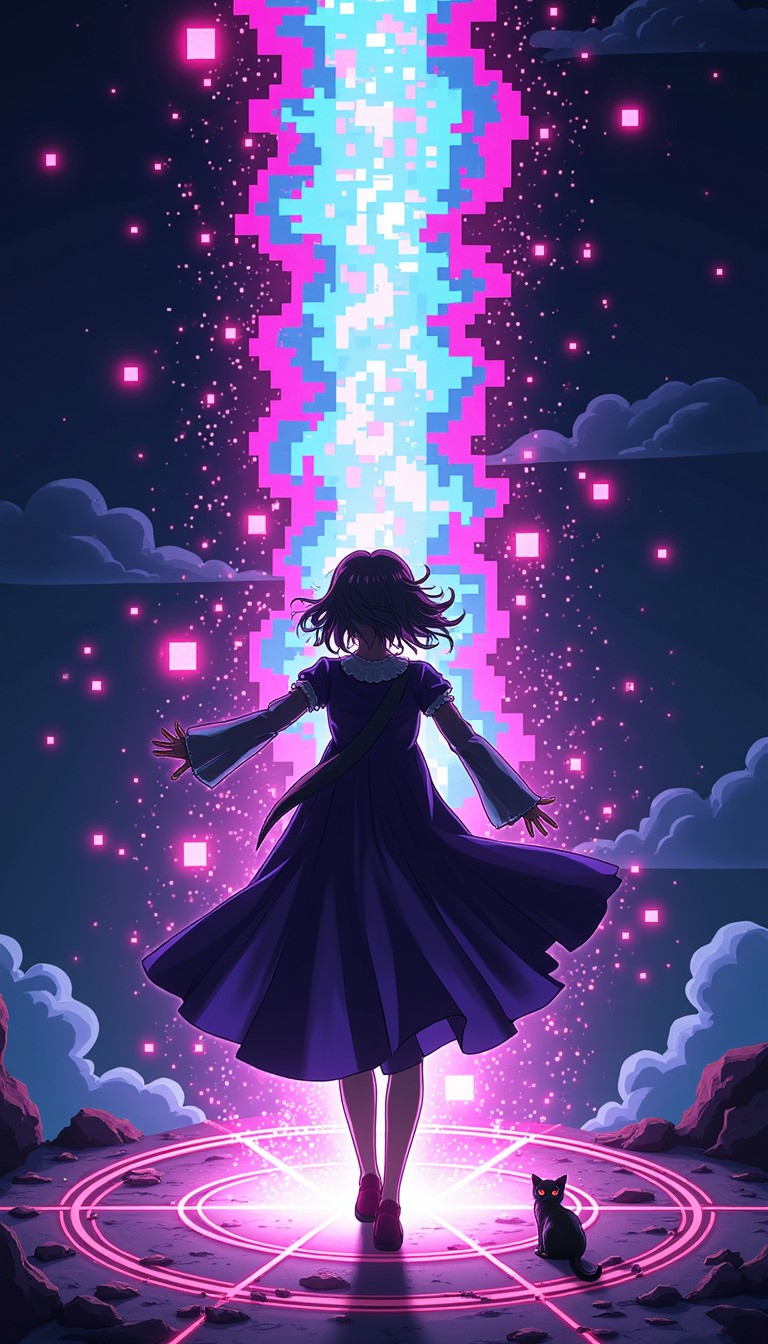 Free Pixel Witch Magic Image - Witch, Magical, Pixel | Download at ...