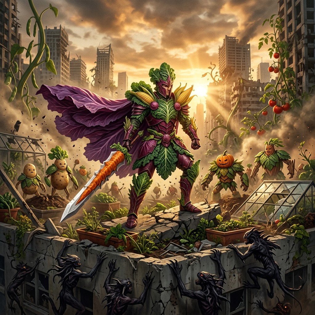 Free Vegetable Warrior Rises Image - Warrior, Fantasy, Armor | Download ...