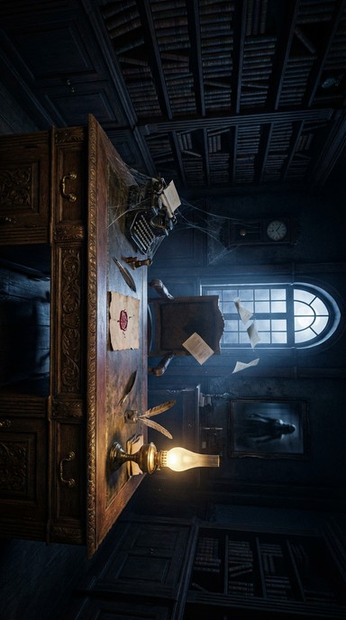 Free Haunted Victorian Study Image - Gothic, Victorian, Office ...