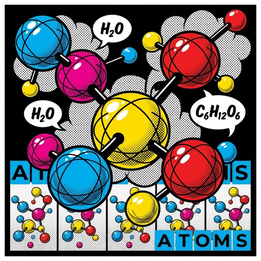 Free Atomic Pop Art Image - Atoms, Molecules, Popart | Download at ...