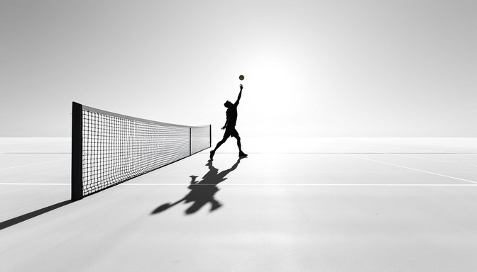 Free Power Through Shadow Image - Tennis, Silhouette, Minimalist ...