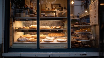 Free Bakery Window Display Image - Bakery, Pies, Window | Download at ...