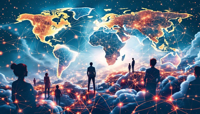 Free Connected Digital World Image - Digital, Network, Global ...
