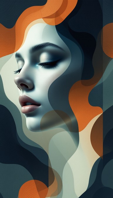 Free Flowing Abstract Portrait Image - Abstract, Portrait, Ethereal ...