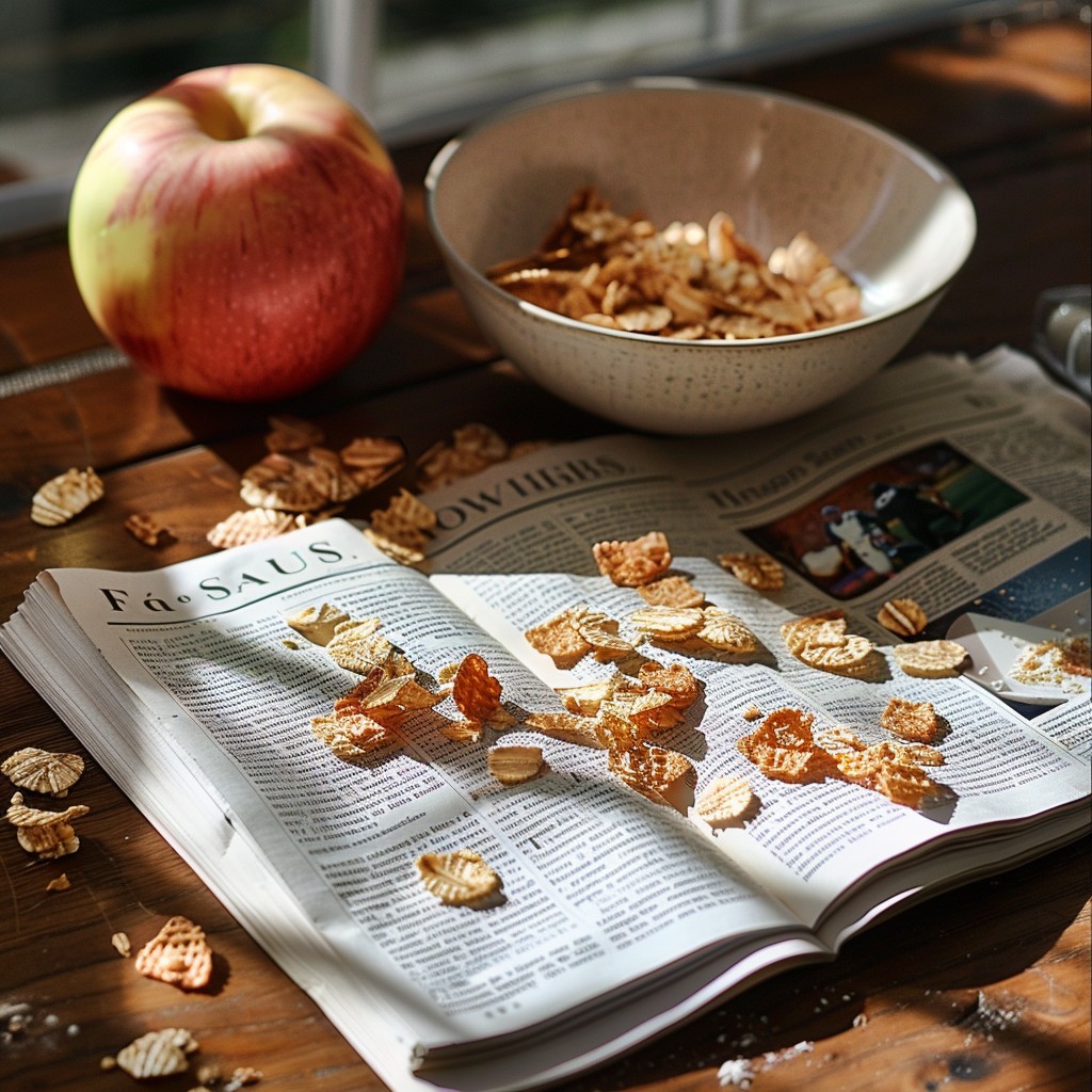 Free Morning Breakfast Scene Image - Morning, Breakfast, Newspaper ...