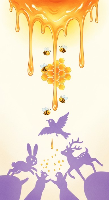 Free Honey Shadow Magic Image - Honey, Bees, Shadows | Download at ...