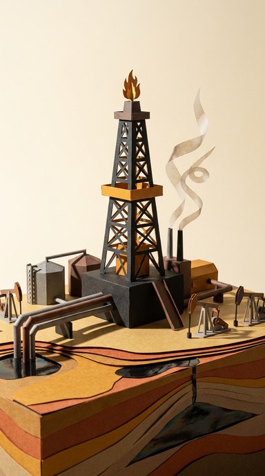 Free Paper Oil Derrick Image - Papercraft, Diorama, Origami | Download ...