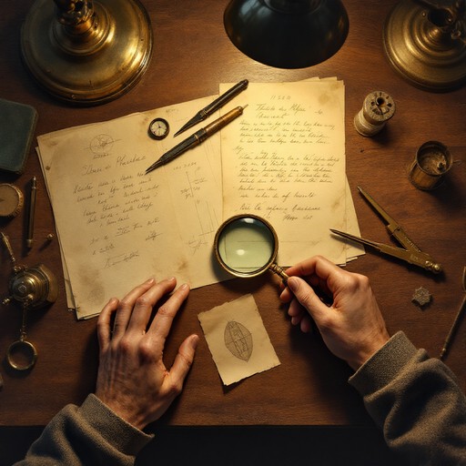 Download Vintage Detective Investigation Image - Vintage, Magnifying ...