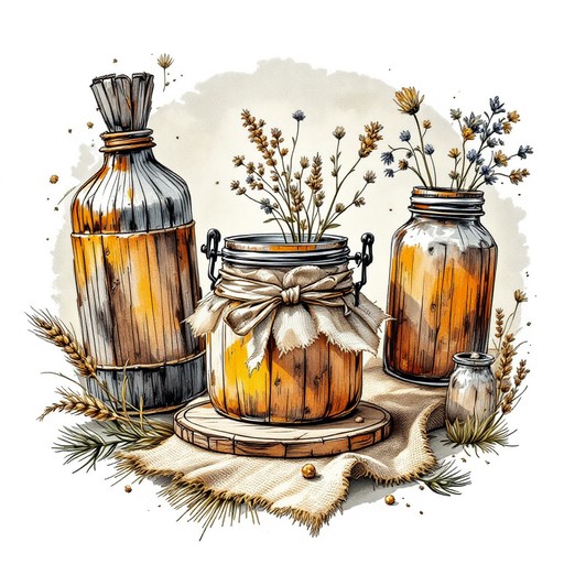 Rustic Jar Background Free Rustic Circular Charm Image - Rustic, Farmhouse, Circular ...