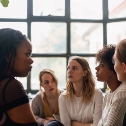 Frantic Discussion Free Intense group discussion Image - Discussion, Women, Conversation ...