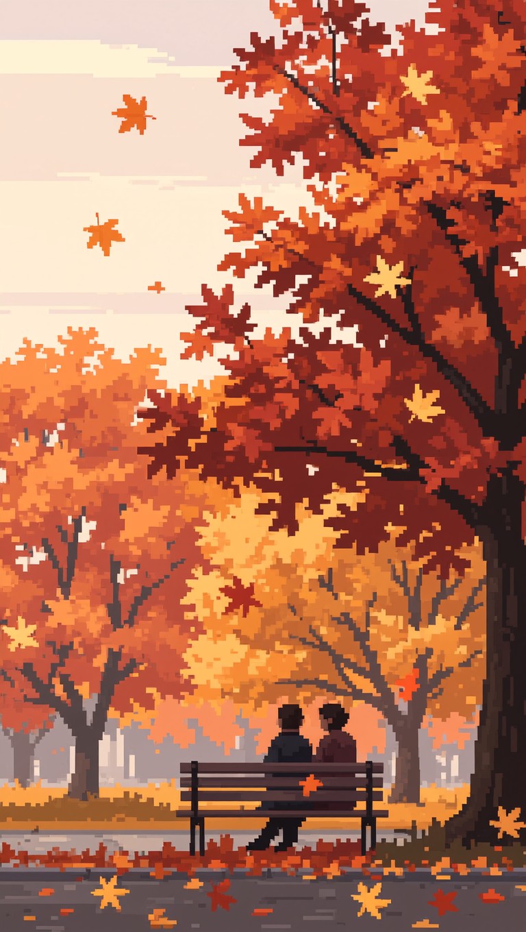 Free Autumn Pixel Romance Image - Autumn, Fall, Pixel | Download at ...