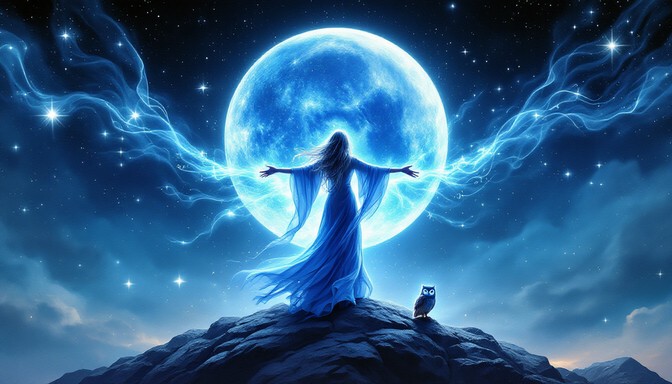 Free Moonlight Magic Communion Image - Moonlight, Silhouette, Magical ...