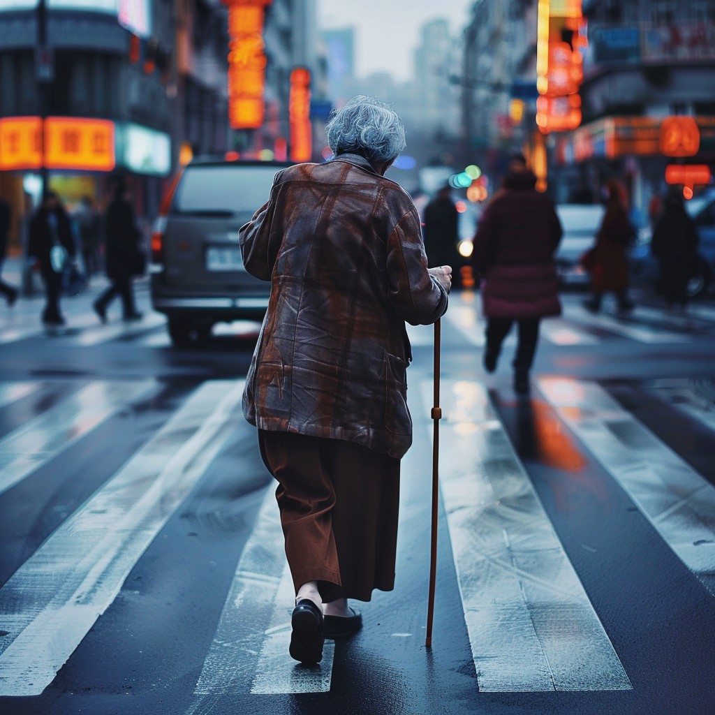 Free Elderly Crossing Street Image - Elderly, Woman, Street | Download ...