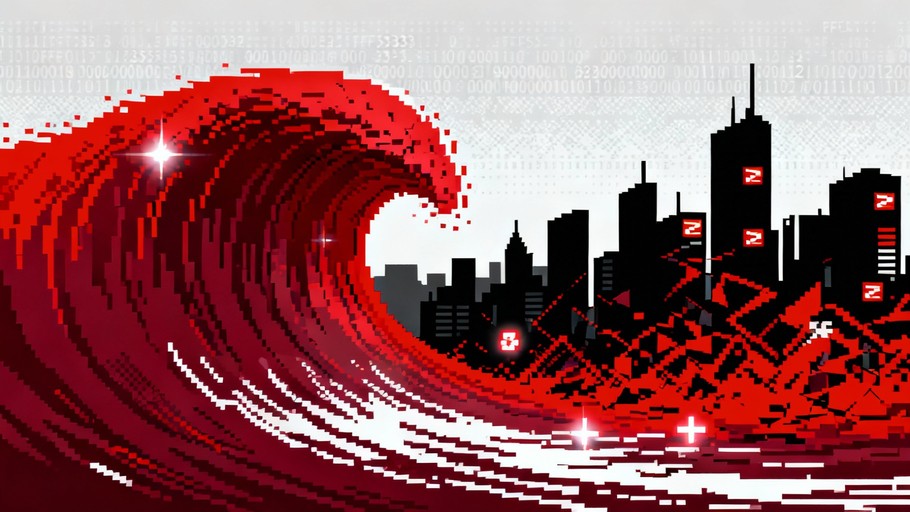 Free Glitch Destroys City Photo - Apocalypse, Pixel, Cityscape ...