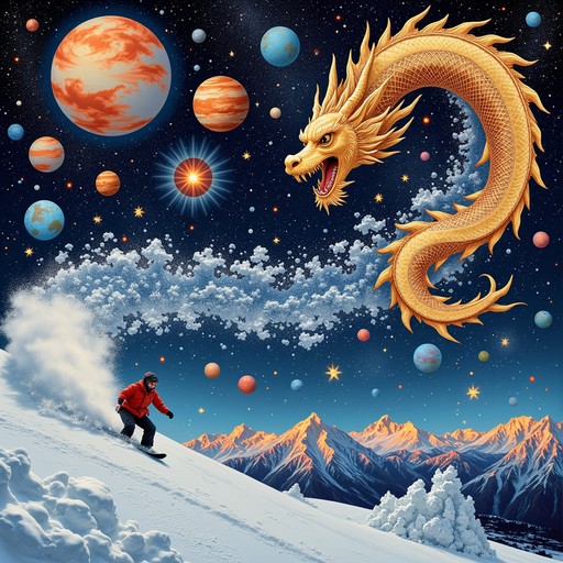 Free Celestial Snow Journey Image | Download at StockCake
