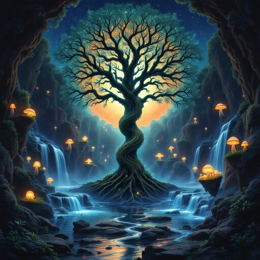 Free Mystical Tree Mandala Image - Fantasy, Surreal, Tree | Download at ...