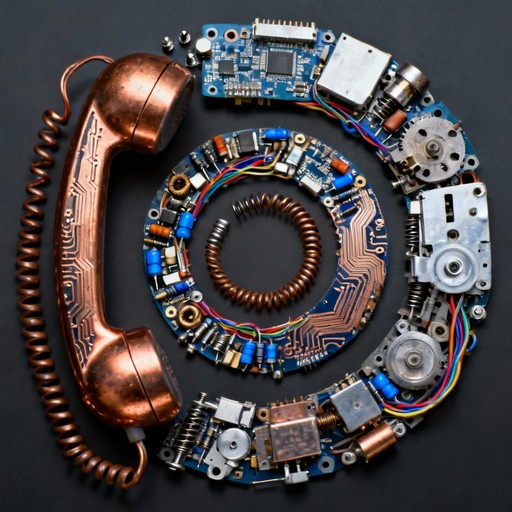 Free Copper Circuit Spiral Photo - Telephone, Circuit, Copper ...