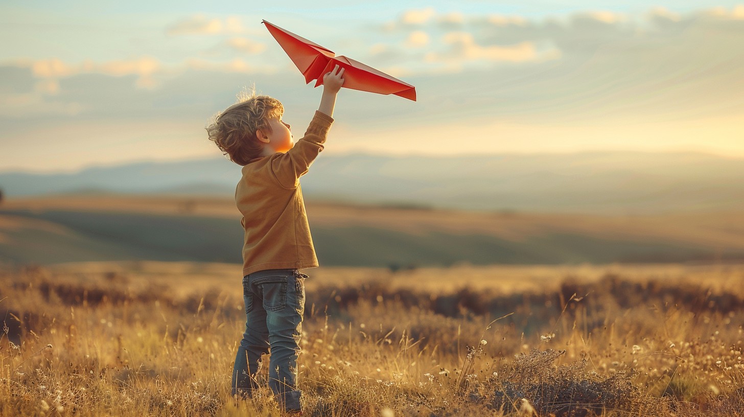 Free Child Flies Plane Image - Child, Sunset, Airplane | Download at ...