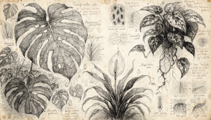 Free Botanical Study Sketch Image - Botanical, Sketch, Graphite ...