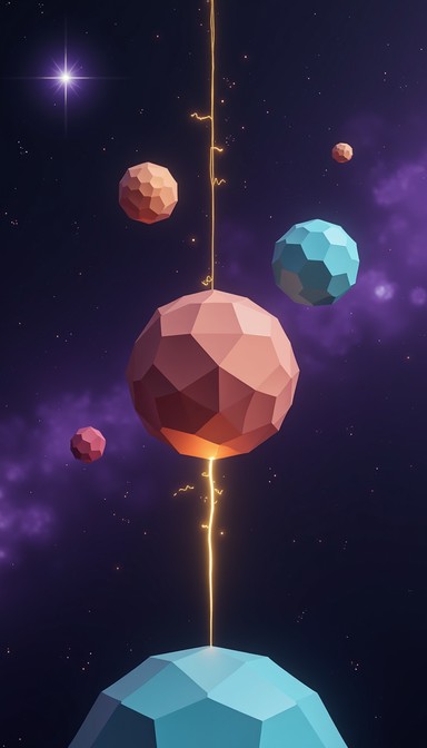 Free Celestial Energy Bridge Image - Cosmic, Geometric, Planets ...