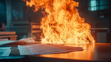Burn Desk Free Intense desk fire Image - Fire, Office, Desk | Download at StockCake
