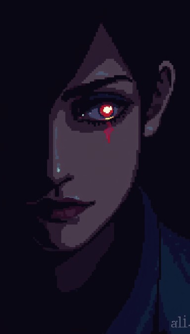 Free Noir Pixel Face Image | Download at StockCake