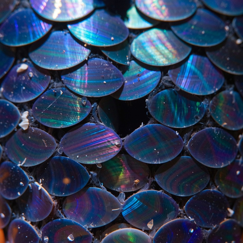 Irisidescent Pattern Free Iridescent Scale Pattern Image - Iridescent, Scales, Blue ...