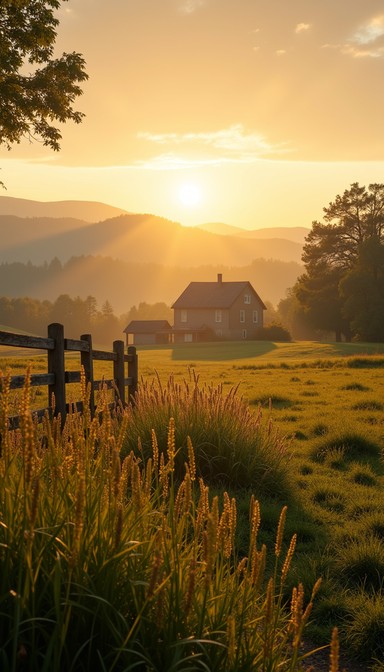 Pasture Morning Free Golden Morning Pasture Image - Sunrise, Dawn, Pasture | Download ...
