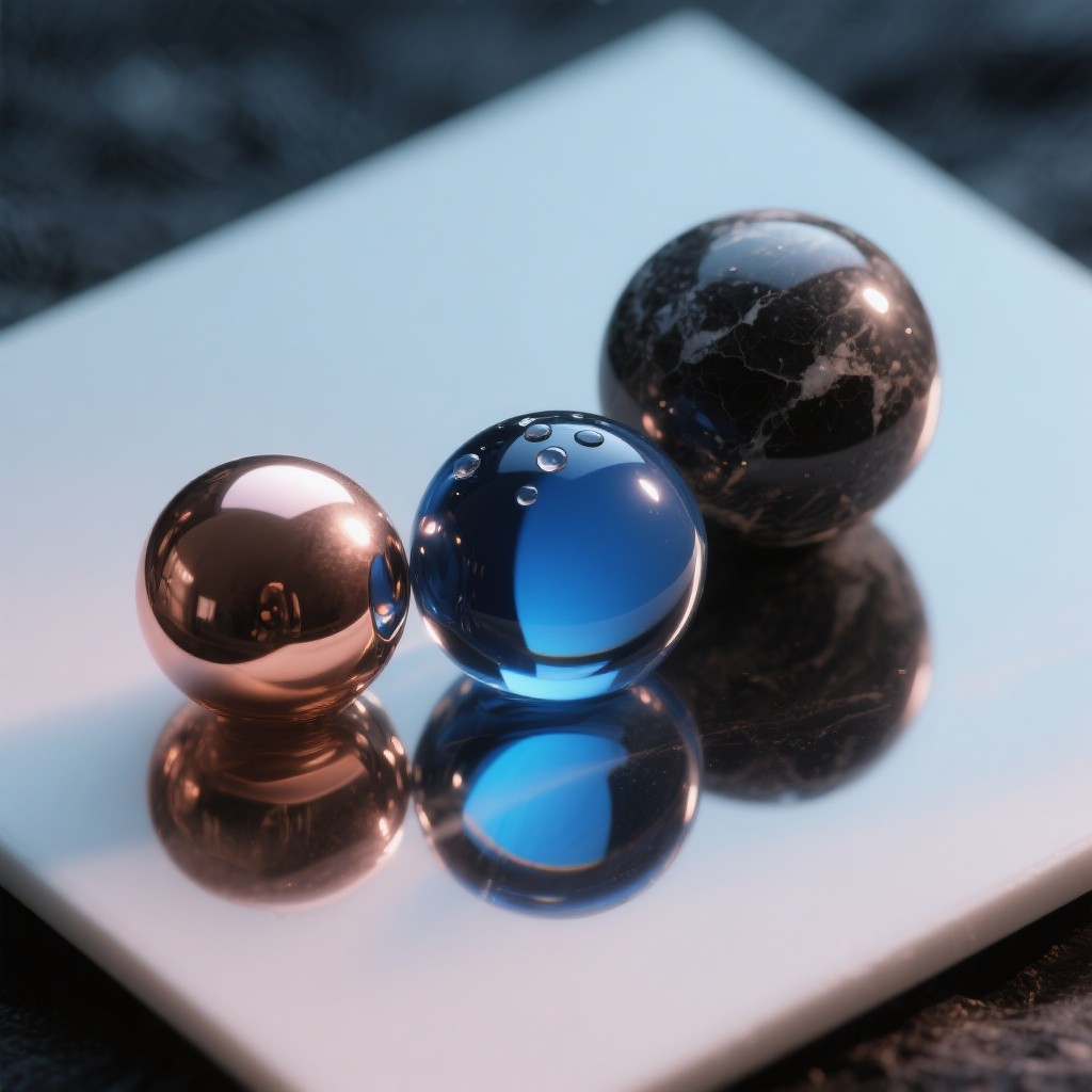 Free Reflective Sphere Trio Image - Spheres, Reflective, Macro ...