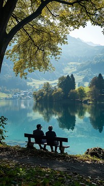 Free Tranquil Lake View Image - Tranquility, Autumn, Lake | Download at ...