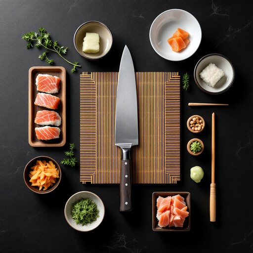 Sushi Making Tools Free Sushi Making Essentials Photo - Sushi, Knife, Bamboo | Download at ...