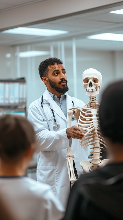 Free Anatomy Class Interaction Image | Download at StockCake