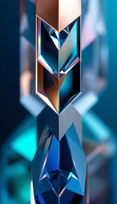 Free Layered Angular Prisms Image - Geometric, Crystal, Prism ...