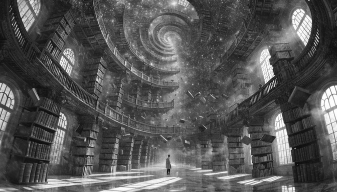 Free Infinite Library Dreams Image - Library, Books, Surreal | Download ...