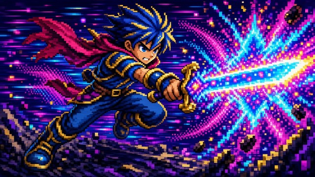 Download Retro Pixel Explosion Illustrations for Free | StockCake
