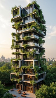 Free Green Urban Tower Image - Sustainable, Highrise, Architecture ...