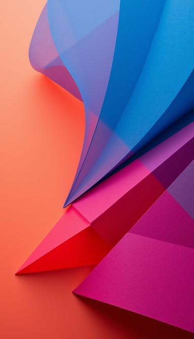 Free Translucent Shape Layers Image - Geometric, Translucent, Vibrant ...