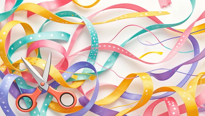 Messy Ribbon Colorfull Free Colorful Dancing Ribbons Image - Whimsical, Magical, Ribbons ...
