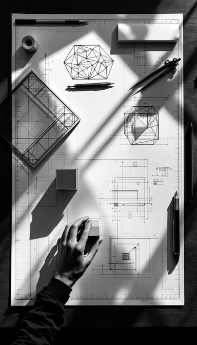 Free Geometric Planning Workspace Image - Geometric, Minimal ...
