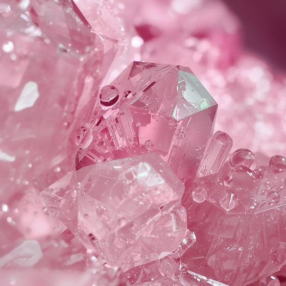 Translucent Pink Crystal Free Crystalline Pink Majesty Image - Crystals, Pink, Mineral ...