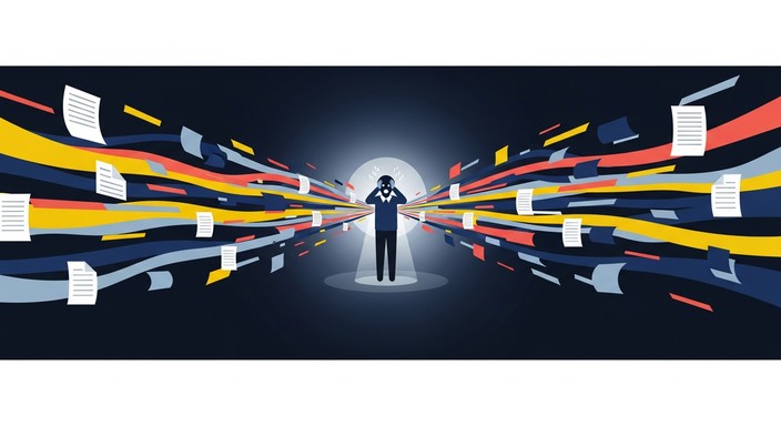Free Information Overload Moment Image - Illustration, Overwhelmed ...