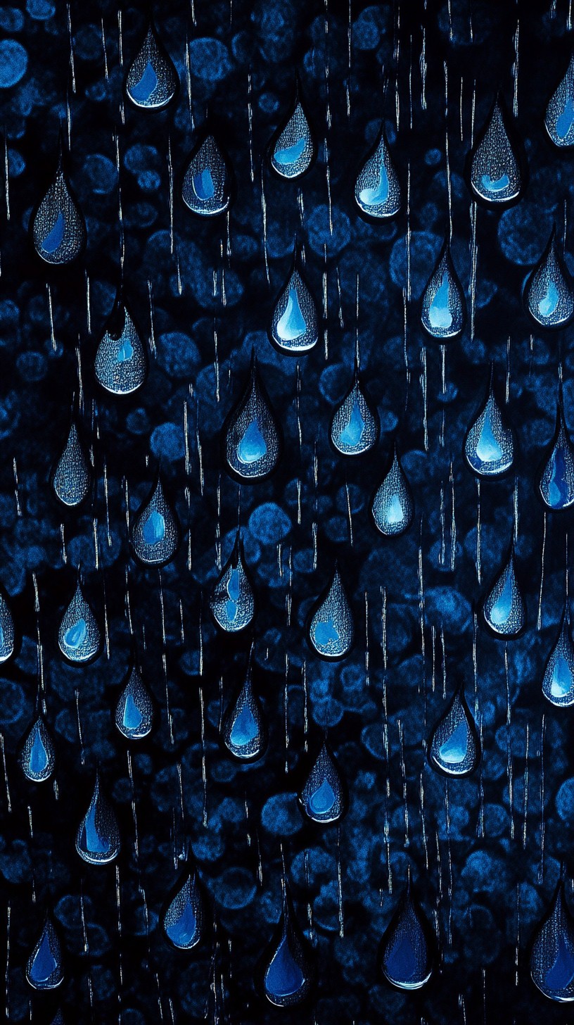 Funny Blue Ran Drop Free Blue raindrops falling Image - Blue, Raindrops, Water | Download ...