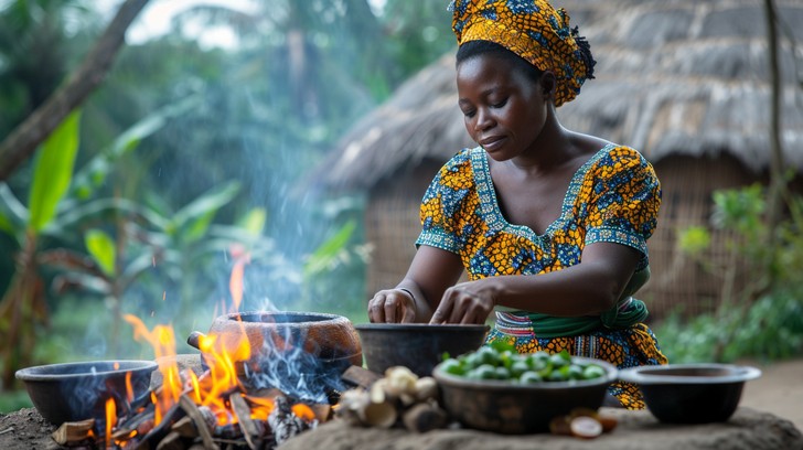Free Traditional Outdoor Cooking Image - Cooking, Woman, Fire ...