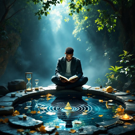 Free Wisdom's Golden Spiral Image - Contemplative, Scholar, Meditation ...