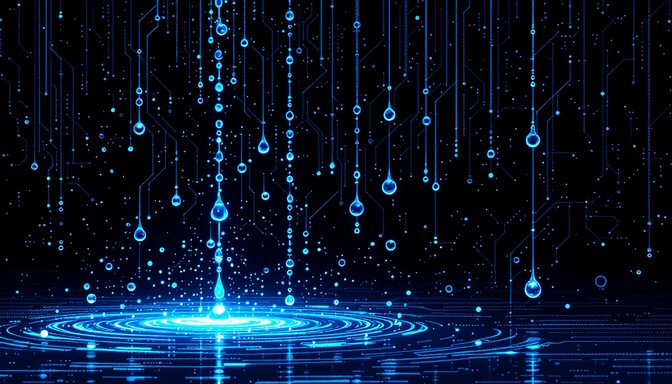 Free Digital Rain Falls Image - Cyberpunk, Digital, Rain | Download at ...